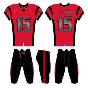 100% poliéster recién llegado personalizado de alta calidad Venta caliente nuevo diseño personalizado camisetas de fútbol americano - Product Image 1