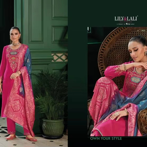 ผ้าปักลายวิสคอสแบบพรีเมี่ยมและด้านล่างทำมือพร้อมคอลเลกชัน Dupatta - Product Image 1