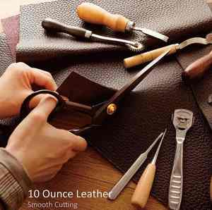 Ciseaux de couture de tailleur en acier inoxydable enduit de couleur noire en gros Ciseaux de tissu professionnels Ciseaux de tailleur pointus pour la couture - Product Image 5