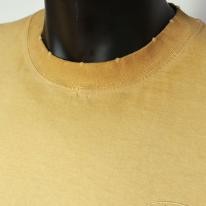 T-shirt personnalisé pour homme, coupe oversize, vierge, délavé à l'acide, effet soleil, coupe carrée, court, vieilli, vintage - Product Image 2