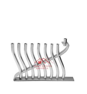 Vente chaude De Luxe Menorah De Noël Décoratif À La Main Designer Bougeoir Personnalisé Diamant Dernière Conception En Métal - Product Image 1