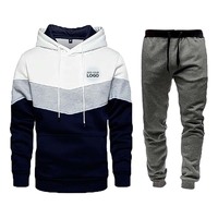Ensemble de survêtement réversible en polaire technique pour homme, grande taille, décontracté, uni, écoresponsable, avec veste zippée intégrale, idéal pour l'hiver et le streetwear.