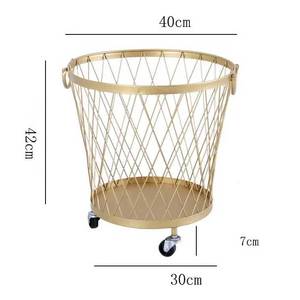 Cesto de Ropa Portátil KPT68026 de Hierro con Recubrimiento en Polvo, Bolsas de Almacenamiento de PP para Ropa, Organizador Vertical para Baño - Product Image 4