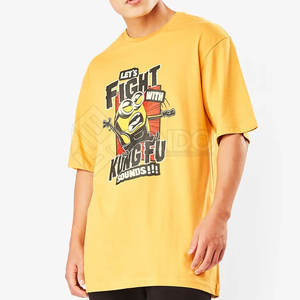 Camiseta media estampada de manga con estilo para hombre al mejor precio 100% algodón Street Wear Low MOQ - Product Image 2