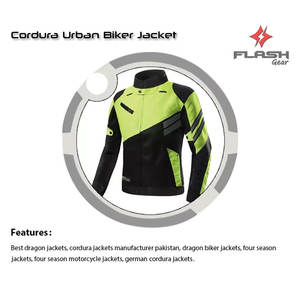 Vêtements de sport d'hiver coupe-vent de qualité supérieure, vestes de moto avec protection, Cordura personnalisé, imperméable, course moto - Product Image 3