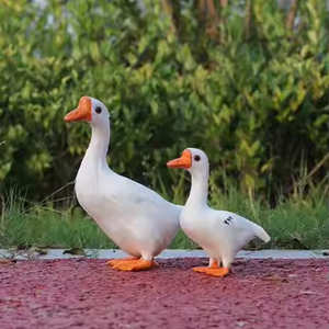 Leurre de chasse à l'oie fait à la main ornement de jardin d'oie simulé réaliste vente chaude pour le tir en plein air carbone pour fronde - Product Image 5