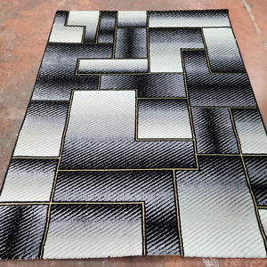 Alfombra Adiva de Poliéster, Tejida a Máquina, Moderna, de Polipropileno, Estilo Turco, de Alta Calidad, con Pelo, Diseño Abstracto, Resistente a las Manchas, para el Hogar - Product Image 1