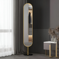 Miroirs muraux en verre encadrés de métal modernes personnalisables en gros, designs de luxe pour salons, hôtels, bars, décoration intérieure, directement de l'usine