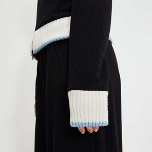 Full Length Black <b>White</b> 2 Piece <b>Women's</b> Patsy Tracksuit Set Custom Breathable <b>Hoodie</b> And Sweatpants Jogger Set <b>Women's</b> Tracksuit - Product Image 4