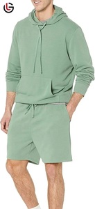 Pantalones Cortos Deportivos de Gimnasio para Hombre, OEM, de Felpa, Spandex/Algodón, Cintura Alta, Cierre con Cordón, Cómodos, Estilo Casual para Correr - Product Image 4