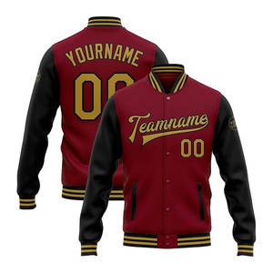 Custom <b>Men's</b> Women'<b>s</b> Varsity <b>Jacket</b> Thick Bomber Baseball <b>Jacket</b> with Personalized Name Number Logo Stand Collar for Winter - Product Image 4