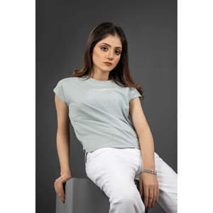 Camiseta verde claro para mujer - Product Image 6
