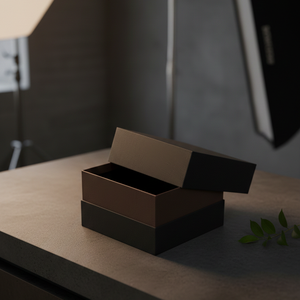 Caja de Regalo Cuadrada Rígida de Cartón de Lujo Ecológica Personalizada con Relieve Hecho a Mano - Product Image 5