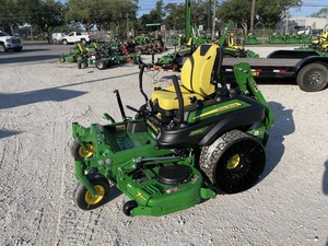 Tractor cortacésped John Deere con cargador frontal y descarga trasera, tractor cortacésped con recogida trasera y 6 cuchillas de mulching. - Product Image 6