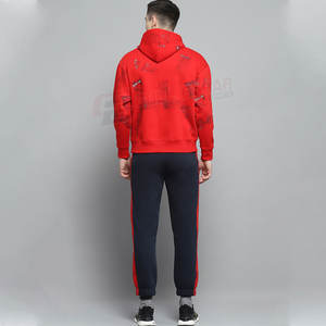 Conjunto de entrenamiento informal para hombres con sensación atlética y estilo urbano elegante, conjunto completo de chándal para hombres con aspecto informal - Product Image 3