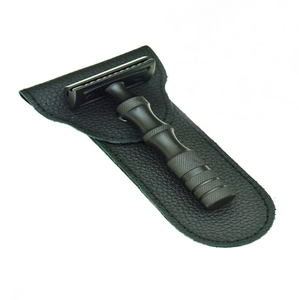 Rasoir de sécurité réglable à double bord noir classique professionnel robuste sur mesure ANAAIF meilleure vente rasoir pour hommes - Product Image 5