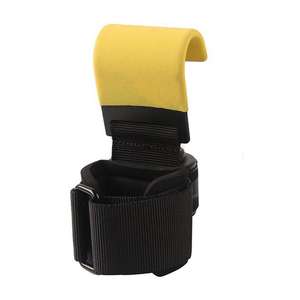 Hooks ile ağır ayarlanabilir halter bilek yastıklı kavrama artırıcı Deadlift Pull-Up sapanlar spor egzersiz ayarları destek - Product Image 2
