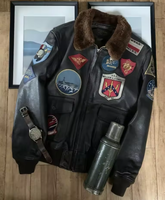 Nouveau modèle 2026 – Blouson en cuir unisexe à col montant, logo frontal, coupe-vent, écologique, respirant, style vintage, hiver