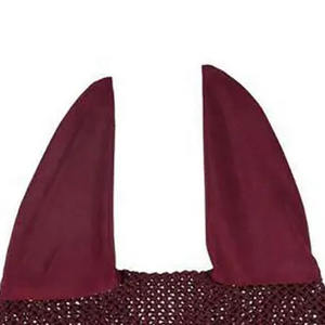 Équipement équestre personnalisé de conception OEM Voiles anti-mouches pour chevaux Bonnets d'oreille en maille souple de haute qualité pour les produits d'équitation - Product Image 2