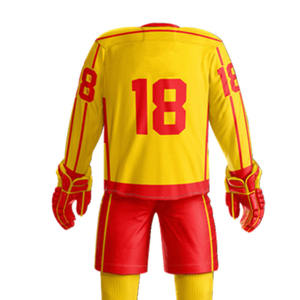 Uniforme de Hockey sobre Hielo Deportivo, Nuevo Estilo, Transpirable, Ecológico, 100% Poliéster, Alta Calidad, en Venta - Product Image 6