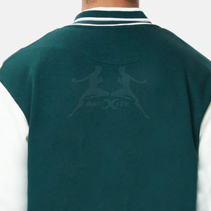 Veste Letterman légère de qualité supérieure de couleur unie coupe-vent d'hiver veste de baseball universitaire de haute qualité pour hommes - Product Image 6