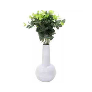Modern Hot Vantage Hot Selling Unique Color Fancy Simple Table Top Hot <b>Sale</b> Iron Powder Coated Fancy <b>Flower</b> <b>Vase</b> with Home Decor - Product Image 1