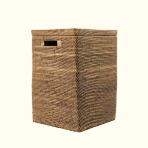 ชุดกล่องหวายสี่เหลี่ยม 2 ใบ กล่องเก็บของทำมือ เป็นมิตรกับสิ่งแวดล้อม ของตกแต่งบ้านจากธรรมชาติ ขายส่งจากเวียดนาม - Product Image 3
