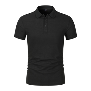Nueva colección de verano para hombre, informal de talla grande para Polo, camisetas de manga corta con cuello, Top de empalme básico suelto transpirable a la moda - Product Image 1