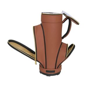 Waterproof Portable Multi-Functional Golf <b>Cart</b> Bag PU Leather Mini Caddy Stand Bag Travel Handbag Wine Organizer Pouch Outdoor - Product Image 2