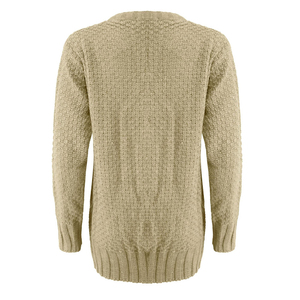 Suéter Casual de Invierno para Mujer, Moderno, con Mangas Regulares, Puños y Dobladillo Acordonados, Cómodo, 100% Cachemira - Product Image 6