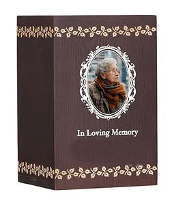 โกศเผาไม้สำหรับงานศพชายและหญิงโกศทำด้วยมือทันสมัยสำหรับงานศพตกแต่ง - Product Image 2