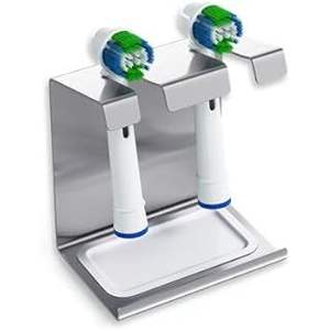 Porte-brosse à dents en métal décoratif avec un design moderne pour l'affichage sur le comptoir de la salle de bain - Product Image 5