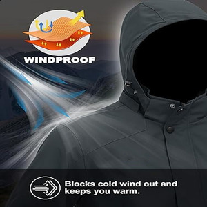 Chaqueta de lluvia para hombre más vendida, chaqueta de lluvia transpirable para hombre adulto, chaqueta de lluvia con cremallera para hombre, hecha por Dress Sports - Product Image 4