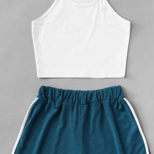 เสื้อกล้ามผ้าสแปนเด็กซ์ของผู้หญิงเสื้อท่อนบนโยคะผ้าลูกไม้ระบายอากาศสำหรับเล่นยิมลำลองออกแบบได้ตามต้องการ - Product Image 4