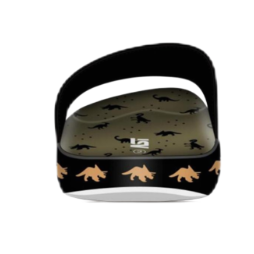 Nouvelles sandales vertes pour garçons, imprimé camouflage dinosaure, antidérapantes, décontractées, pour l'été, vente en gros, logo personnalisé - Product Image 2