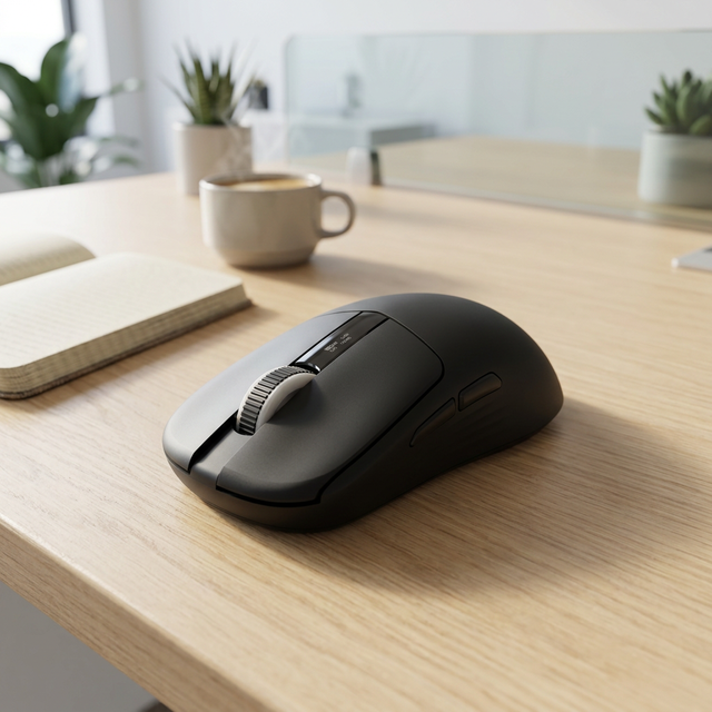 Hot Selling 2.4G+BT Wireless Office Mouse with Battery Powered Ergonimic Design Computer Mouse for Office Use
