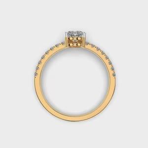 14K oro massiccio, gioiello da sposa romantico da sposa per feste - Product Image 3