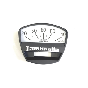 มาตรวัดความเร็วรถมอเตอร์ไซค์ Lambretta DL 200 ดิจิตอล 140 กม./ชม. สภาพใหม่ วัสดุพลาสติกและเหล็ก - Product Image 2