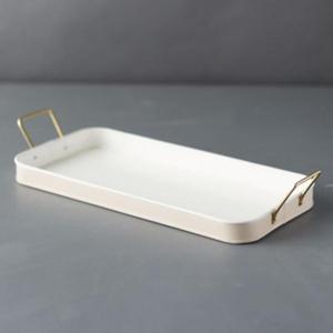 ถาดใส่คุกกี้ถาดเบเกอรี่ถาดเคลือบสีขาวบราวนี่ถาดโลหะน้ำหนักเบา - Product Image 3