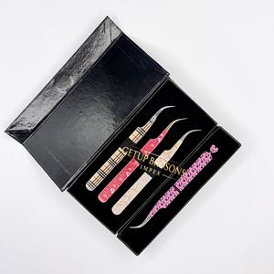 Las Mejores Pinzas para Pestañas GETUP BROSONS IMPEX, Varios Diseños, Recubiertas de Papel, Acero Inoxidable, Punta Suave, Precisión, para Halloween - Product Image 2