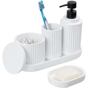 Ensemble de salle de bain en résine design fabriqué à la main avec qualité et matériau extra premium pour les décorations de toilettes d'hôtels plats - Product Image 1