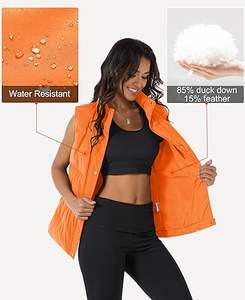 Venta Directa de Fábrica, Chaleco Acolchado con Cremallera Personalizado, Transpirable, de Alta Calidad, para Hombre, Ropa de Invierno Informal, 100% 220g - Product Image 3