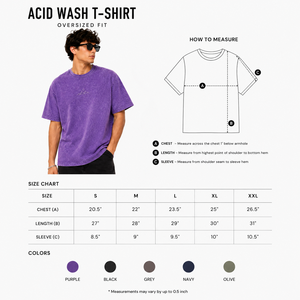 T-shirt Homme Personnalisé Vintage Urban Terrain en Coton Délavé Coupe Oversize Manches Courtes Col Rond Uni Violet Décontracté en Maille Jersey - Product Image 6