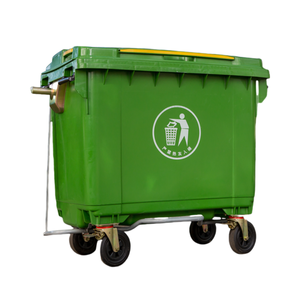 Fabrik großhandel 660L/1100L Großer mobiler Mülleimer mit Rädern, großer Kunststoff abfall behälter Mülleimer - Product Image 4