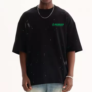 T-shirts pour hommes à bas prix, coupe ample, respirants, 100% coton, imprimés, écologiques, séchage rapide, 220g, tendance - Product Image 4
