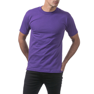 Camisetas de manga corta para hombre, 50% poliéster, 25% algodón, 25% rayón, manga corta, cuello redondo, camiseta - Product Image 1