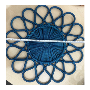 Premium Quality Rattan Plate And Rattan <b>Placemat</b> Handmade For Dining Table Serving And Stylish Home Decoration - Product Image 4