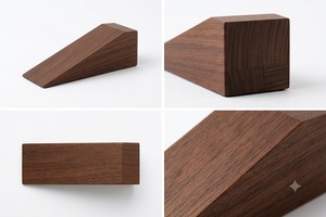 Cunilla de puerta de madera de diseño minimalista, duradera, para entrada interior, decoración del hogar, montaje en suelo, forma irregular, para todas las estaciones - Product Image 3