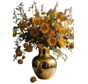 Jarrón de Metal hecho a mano, maceta decorativa elegante, decoración moderna para el hogar, acento para mesa y exhibición interior - Product Image 5