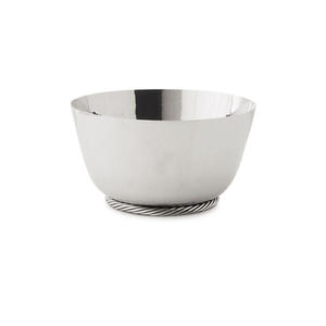 Tazón de fruta de metal de forma redonda de diseño moderno de acero inoxidable Tazón de servicio personalizable de alta calidad - Product Image 3